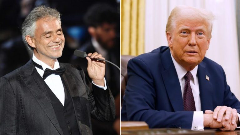 Andrea Bocelli gives Trump impromptu Oval Office performance during White House visit